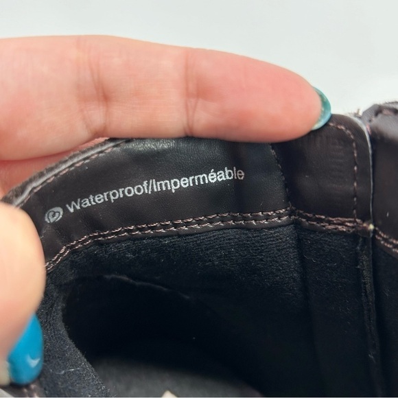 Blondo Chocolate Brown Waterproof Leather Ankle Boots Size 7.5 with Buckles - Picture 15 of 16